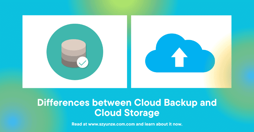 Differences between Cloud Backup and Cloud Storage