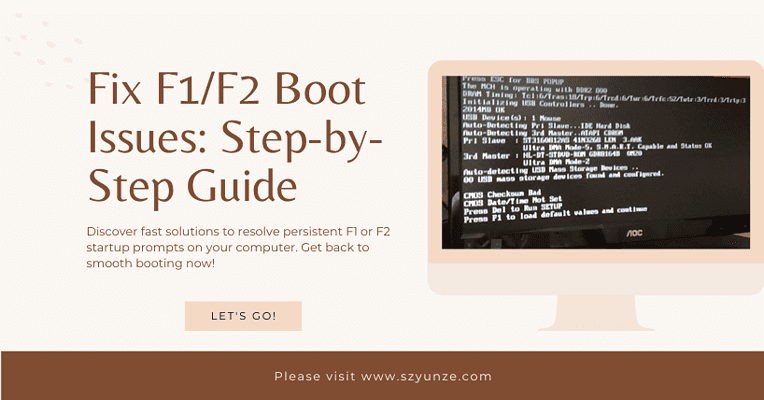 Fix F1F2 Boot Issues Step-by-Step Guide
