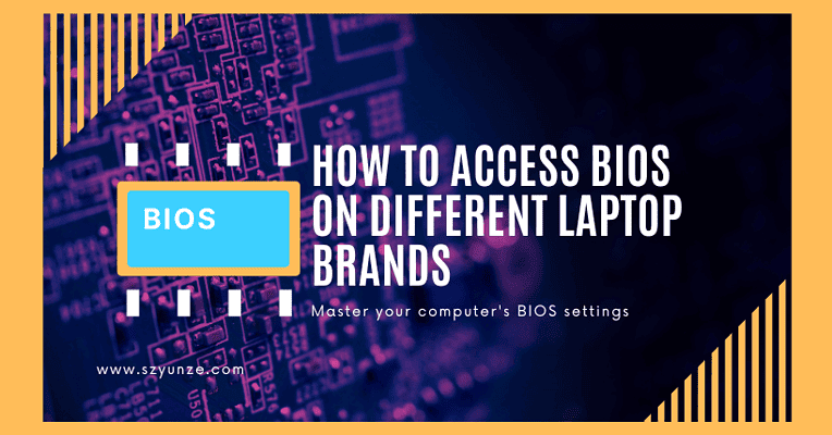 How to Access BIOS on Different Laptop Brands