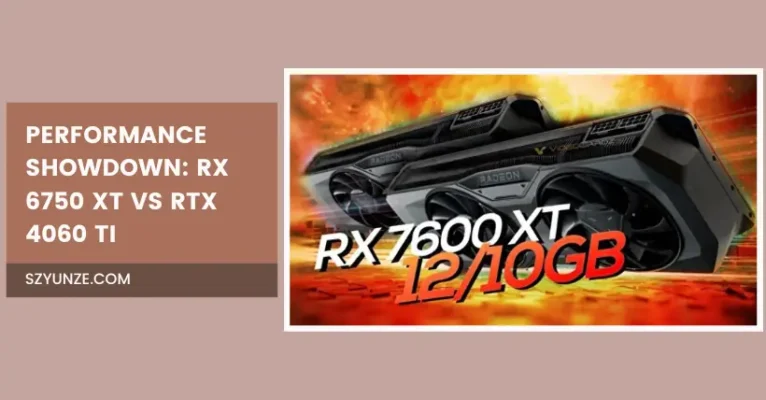 Performance Showdown RX 6750 XT vs RTX 4060 Ti