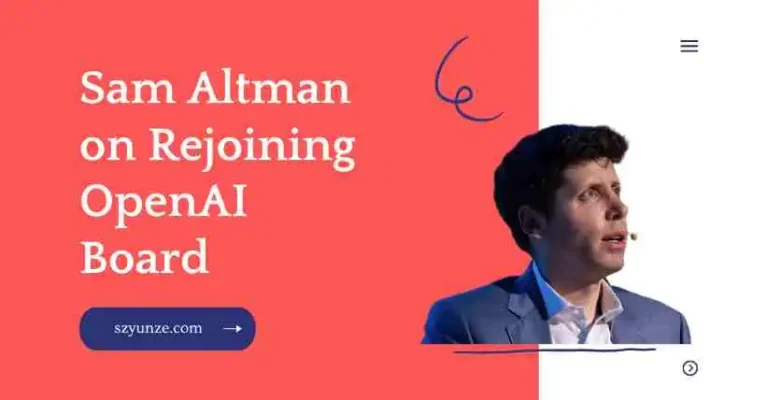 Sam Altman on Rejoining OpenAI Board