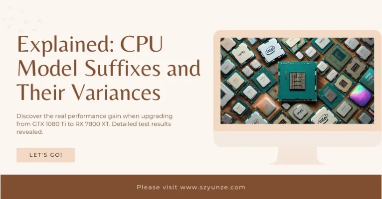 Decoding CPU Model Suffixes Unraveling Varied Meanings