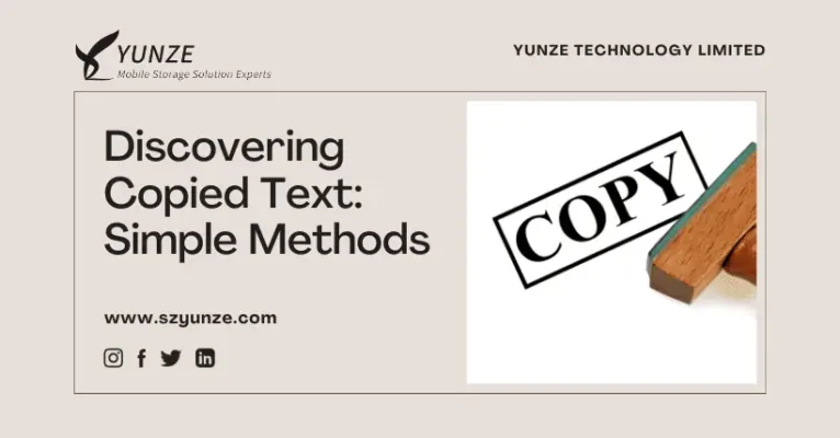 Discovering Copied Text Simple Methods