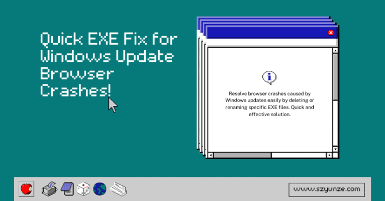 Quick EXE Fix for Windows Update Browser Crashes!