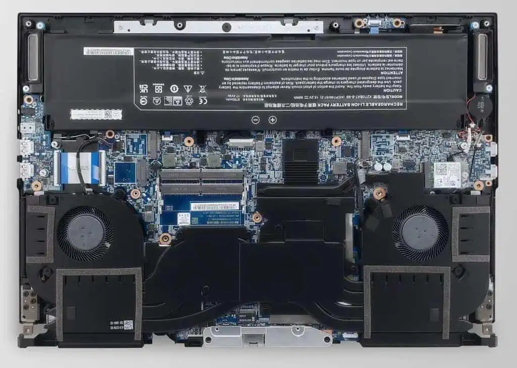 Raptor X17 Inside