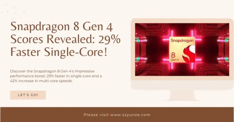 Snapdragon 8 Gen 4 Scores Revealed 29% Faster Single-Core!