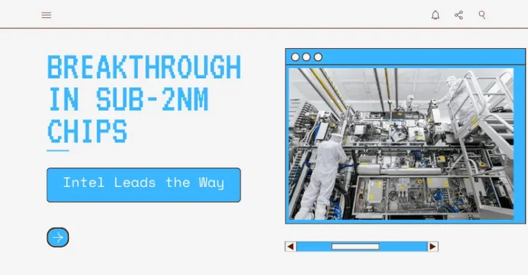 Intel Pioneers Assembly of Sub-2nm Chip ASML Machine