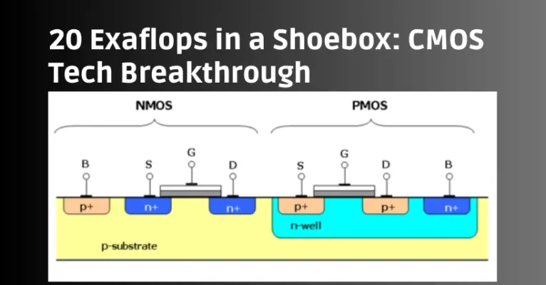 20 Exaflops in a Shoebox: CMOS Tech Breakthrough
