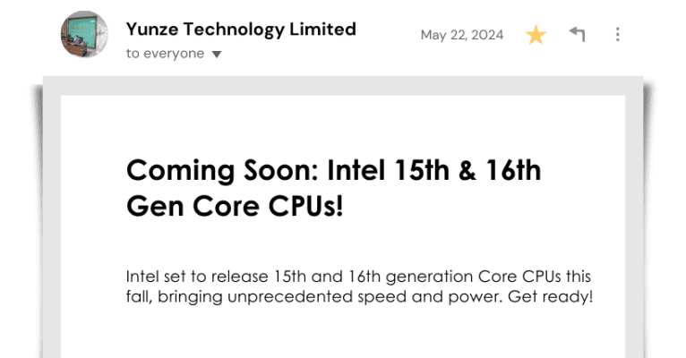 Coming Soon: Intel 15th & 16th Gen Core CPUs!
