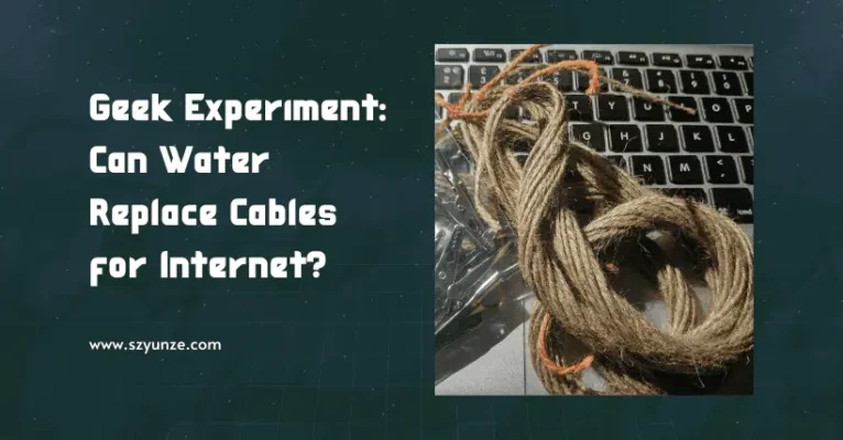 Geek Experiment Can Water Replace Cables for Internet