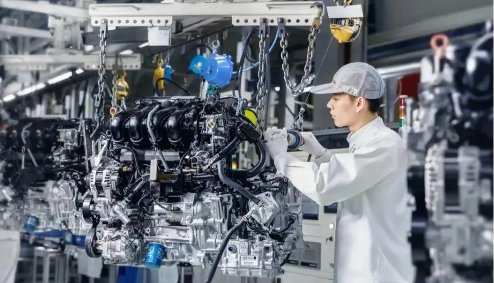 Honda car production line