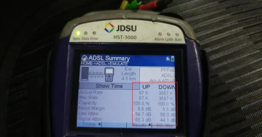 Internet Speed of Water as cable