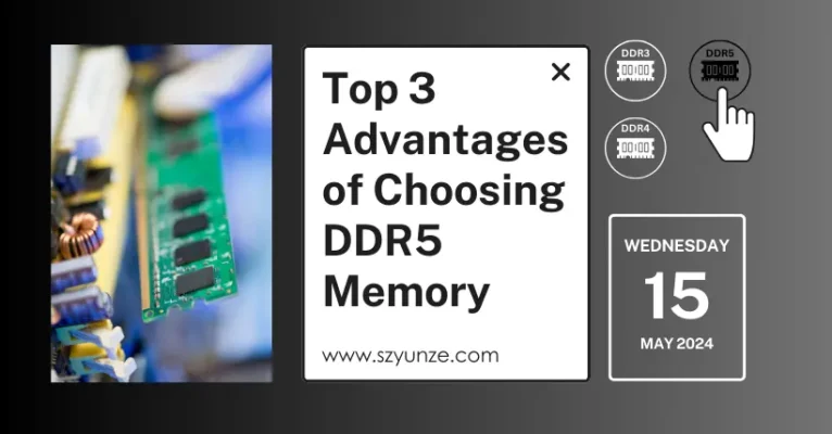 Top 3 Advantages of Choosing DDR5 Memory in 2024