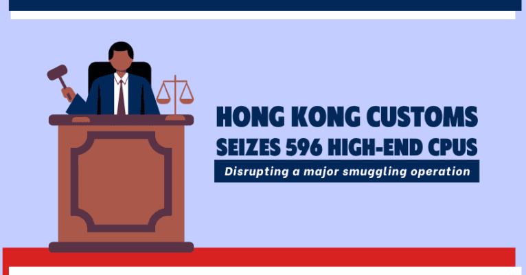 Hong Kong Customs Seizes 596 High-End CPUs