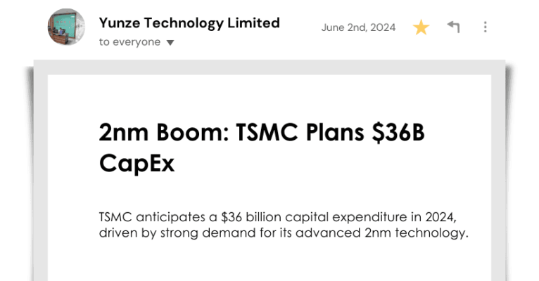 2nm Boom: TSMC Plans $36B CapEx