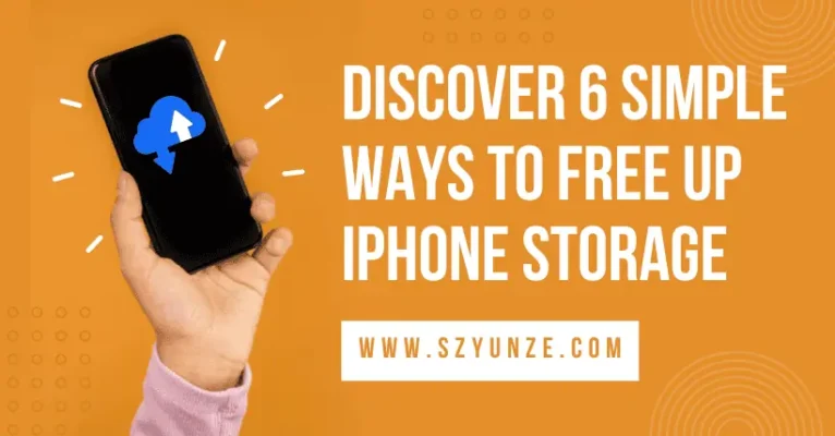 Discover 6 simple ways to free up iPhone storage