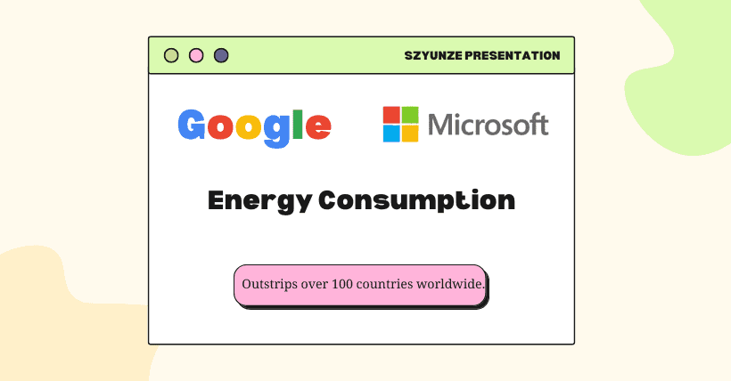 Energy Use by Google & Microsoft Exceeds 100 Nations