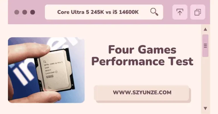 Core Ultra 5 245K vs i5 14600K: Gaming Power Compared