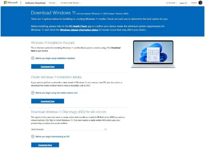 Windows 11 24H2 ISO file