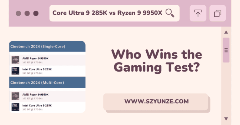 Core Ultra 9 285K vs Ryzen 9 9950X: Performance Gap?