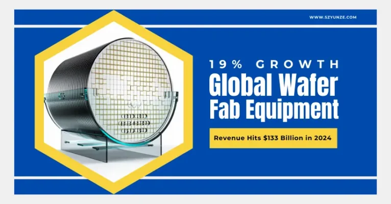 Global Wafer Fab Equipment Revenue Hits $133 Billion in 2024