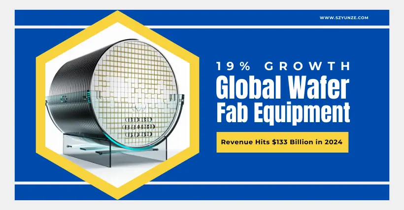 Global Wafer Fab Equipment Revenue Hits $133 Billion in 2024