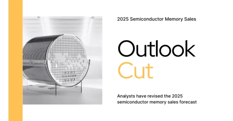2025 Semiconductor Memory Sales Outlook Cut by Analysts