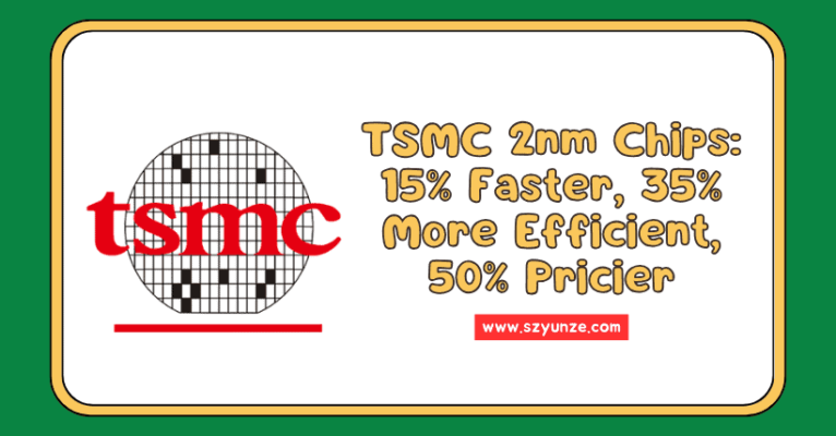 TSMC 2nm Chips: 15% Faster, 35% More Efficient, 50% Pricier