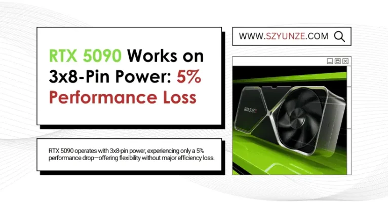 RTX 5090 Works on 3x8-Pin Power: 5% Performance Loss