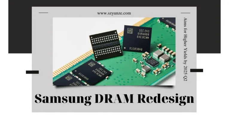 Samsung DRAM Redesign Aims for Higher Yields by 2025 Q2