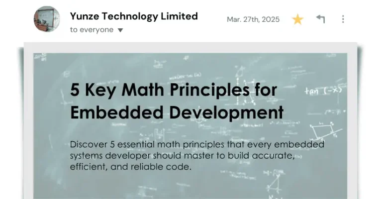 5 Key Math Principles for Embedded Development