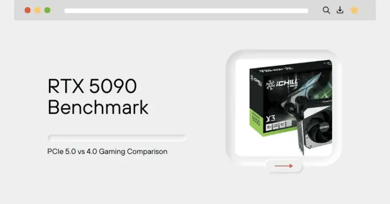RTX 5090 Benchmark: PCIe 5.0 vs 4.0 Gaming Comparison