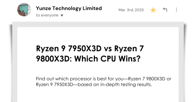 Ryzen 9 7950X3D vs Ryzen 7 9800X3D: Which CPU Wins?