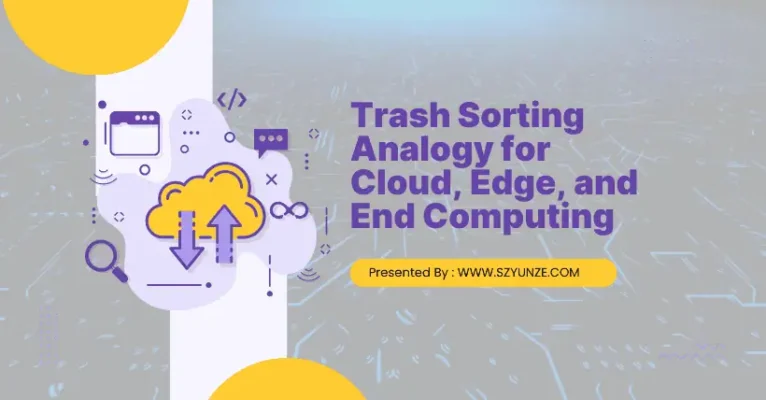 Trash Sorting Analogy for Cloud, Edge, and End Computing