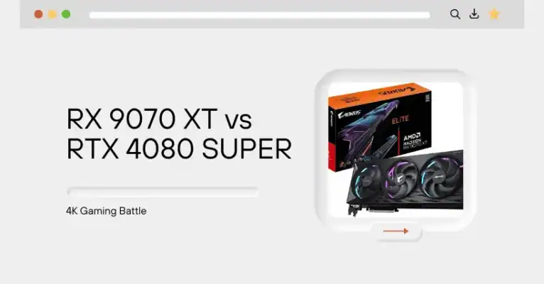 4K Gaming Battle: RX 9070 XT vs RTX 4080 SUPER