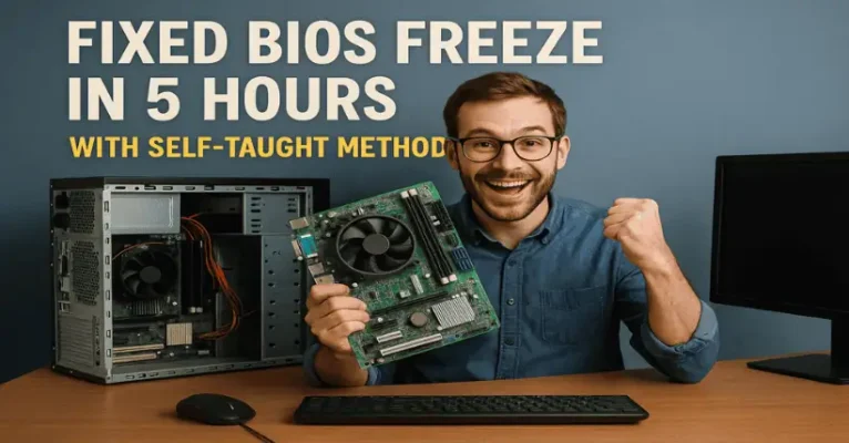 Fixed BIOS Freeze in 5 Hours with Self-Taught Method