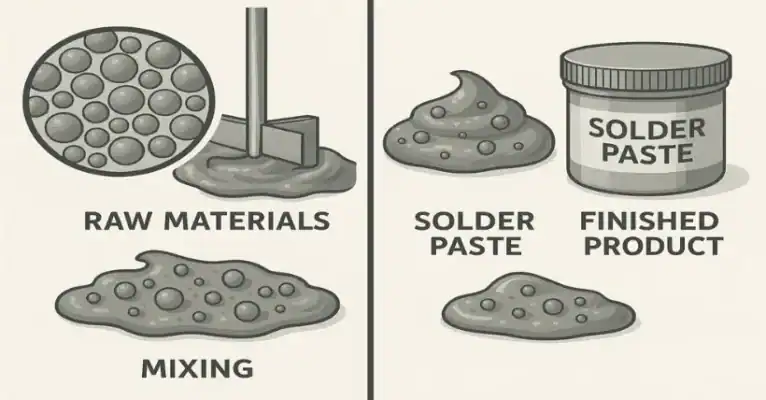 Solder Paste Creation: Nano Powders to Final Form