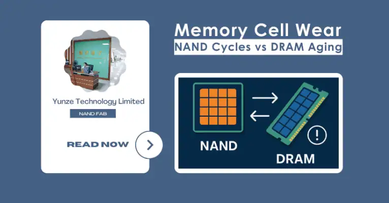 Memory Cell Wear: NAND Cycles vs DRAM Aging