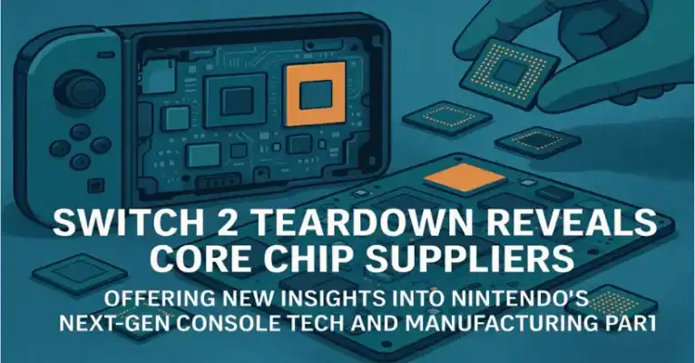Nintendo Switch 2 Teardown Reveals Key Suppliers by iFixit
