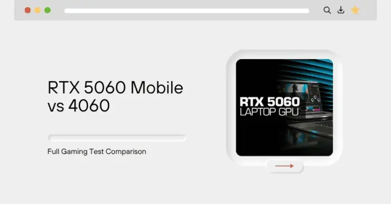 RTX 5060 Mobile vs 4060: Full Gaming Test Comparison
