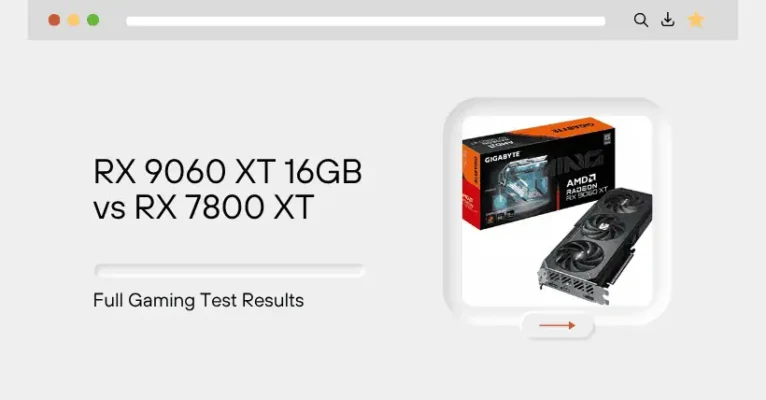 RX 9060 XT 16GB vs RX 7800 XT – Full Gaming Test Results