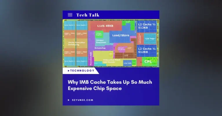Why 1MB Cache Takes Up So Much Expensive Chip Space