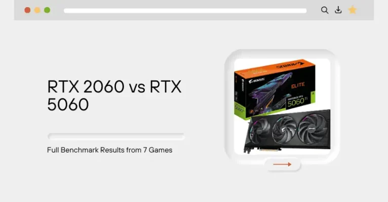 RTX 2060 vs 5060: Full Benchmark Results from 7 Games