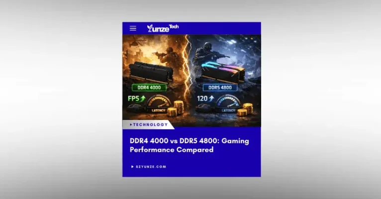DDR4 4000 vs DDR5 4800: Gaming Performance Compared